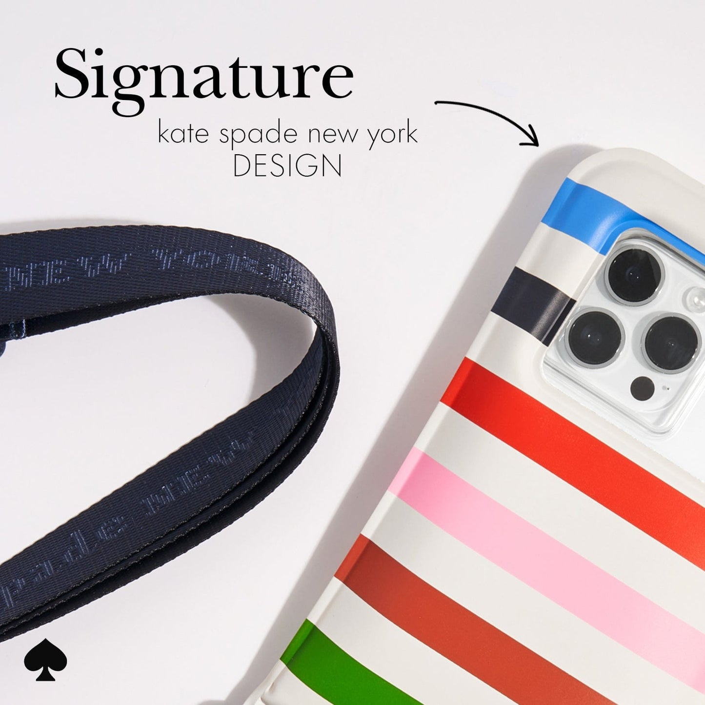 kate spade new york Adventure Stripe Waterproof Floating Pouch