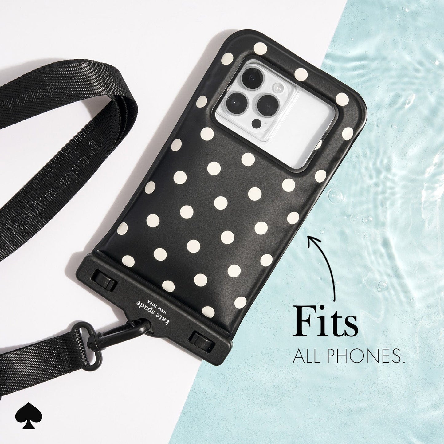 kate spade new york Picture Dot Waterproof Floating Pouch