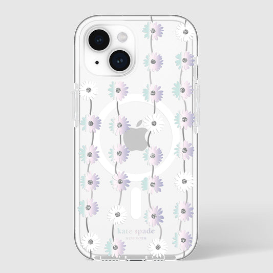 kate spade new york Tough Daisy Chain Iridescent MagSafe - iPhone 15 Plus