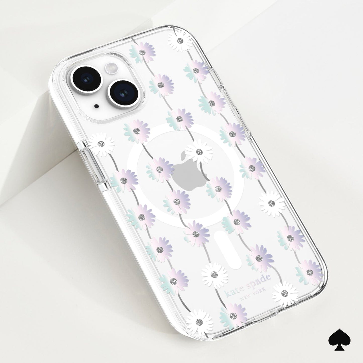 kate spade new york Tough Daisy Chain Iridescent MagSafe - iPhone 15 Plus