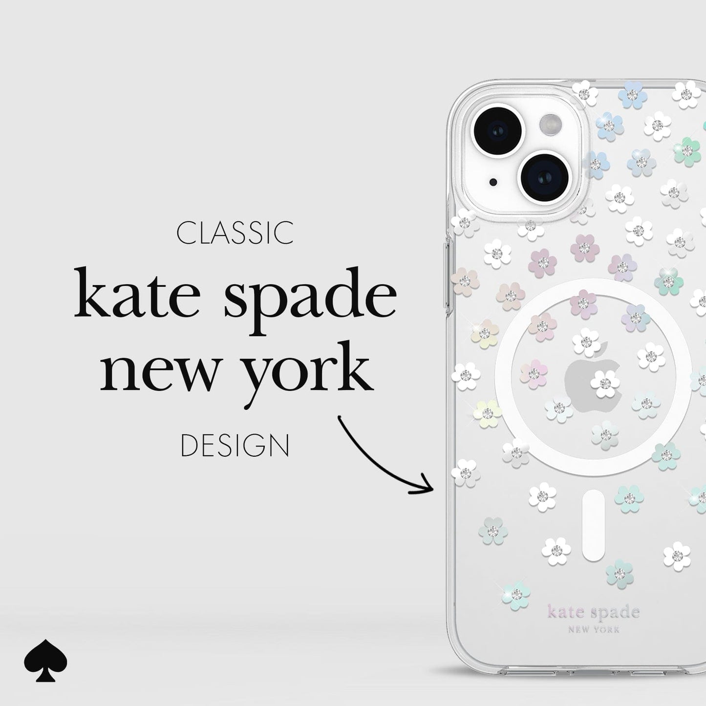 kate spade new york Scattered Flowers MagSafe - iPhone 15 Plus