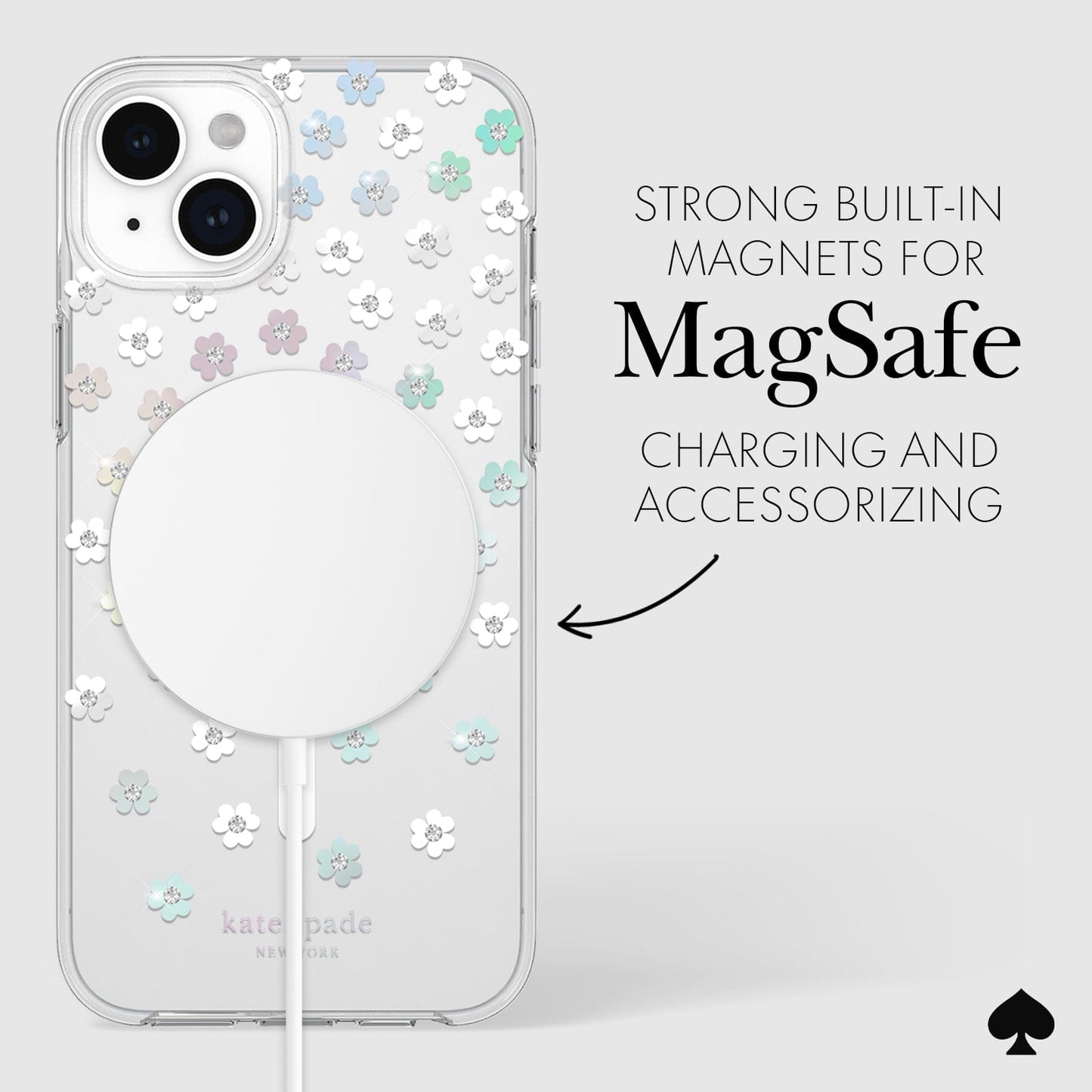 kate spade new york Scattered Flowers MagSafe - iPhone 15 Plus