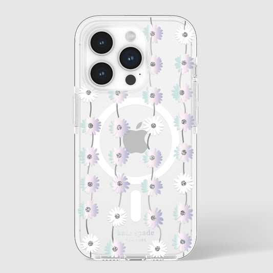kate spade new york Tough Daisy Chain Iridescent MagSafe - iPhone 15 Pro