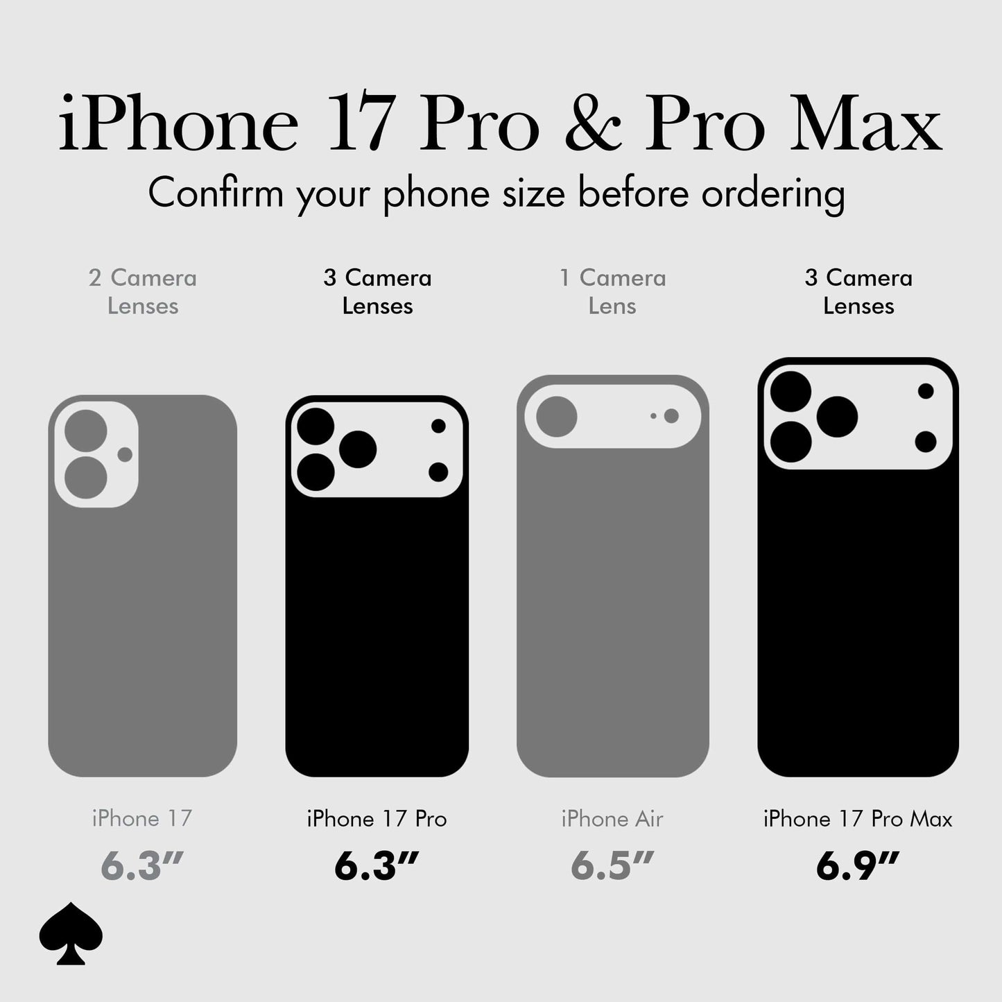 kate spade new york Camera Lens Protector Set in Stone Gold - iPhone 17 Pro / 17 Pro Max