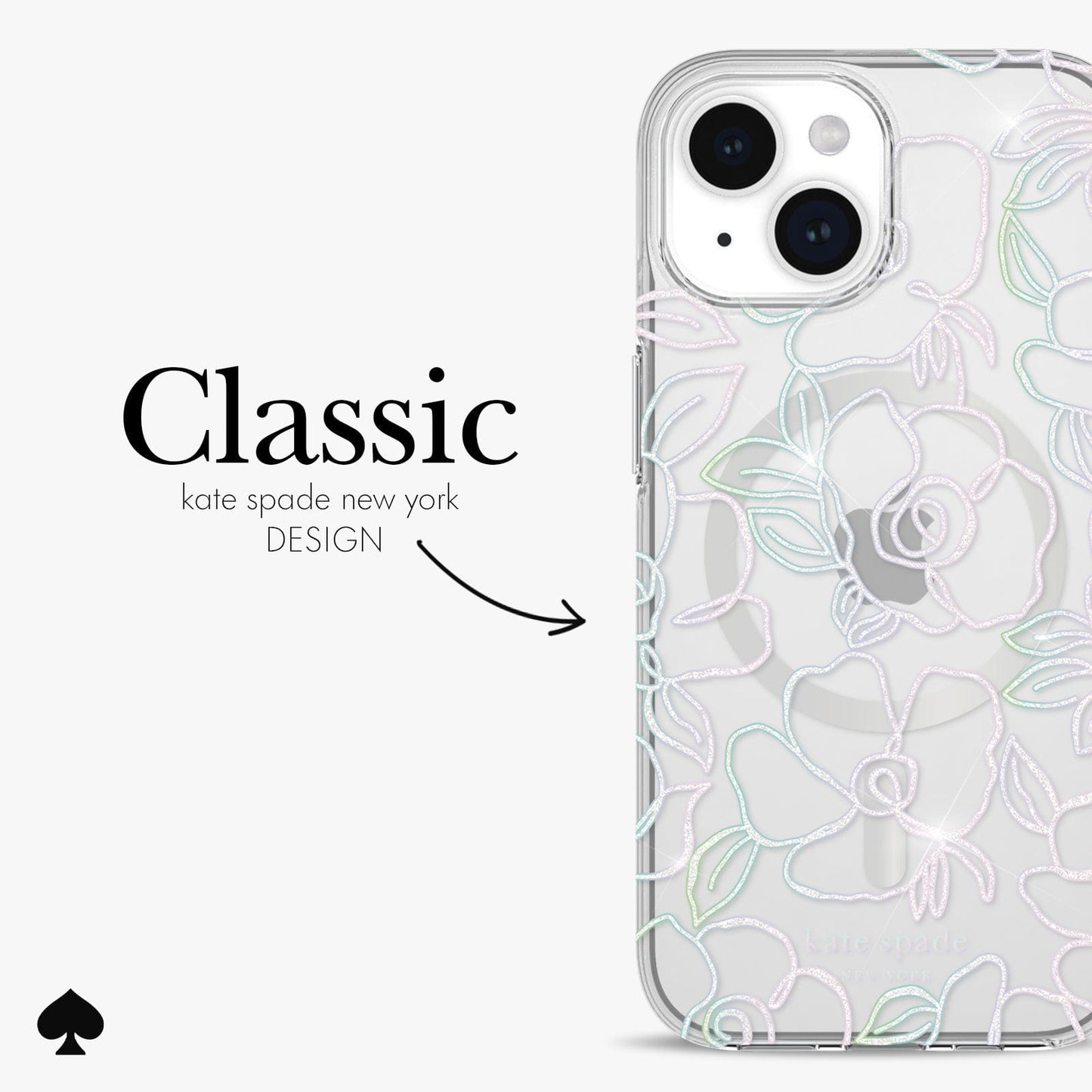kate spade new york Modern Floral MagSafe - iPhone 15 / 14 / 13