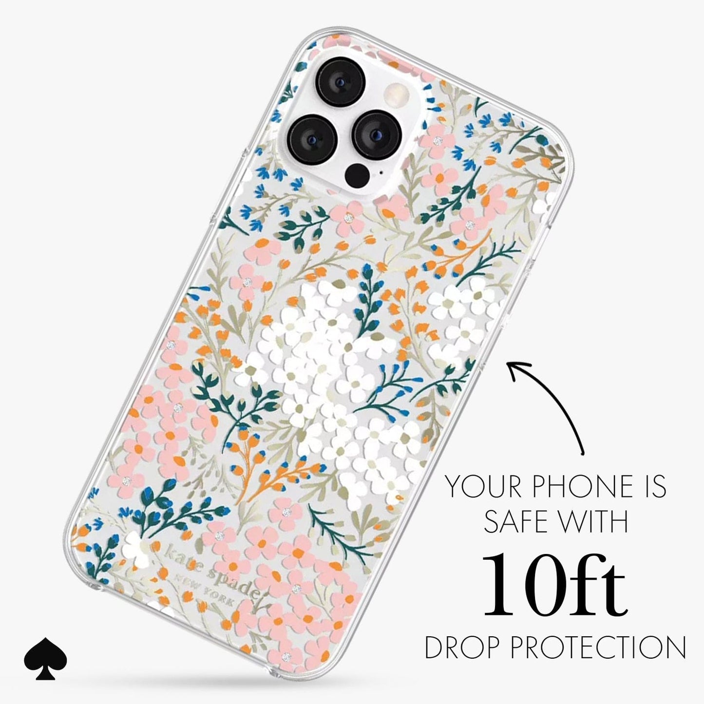 kate spade new york Multi Floral Rose - iPhone 12 / 12 Pro