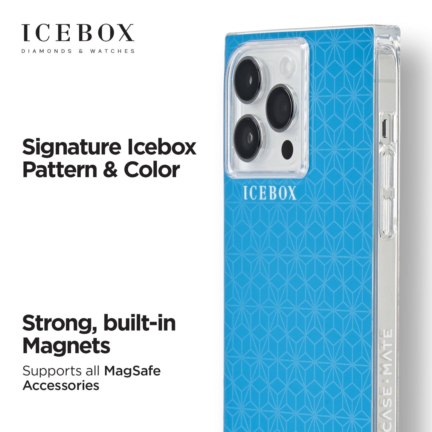 Icebox Facet Blue Gold (MagSafe) - iPhone 14 Pro