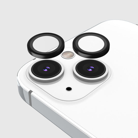 Aluminum Ring Camera Lens Protector (Black) - iPhone 14 / 14 Plus
