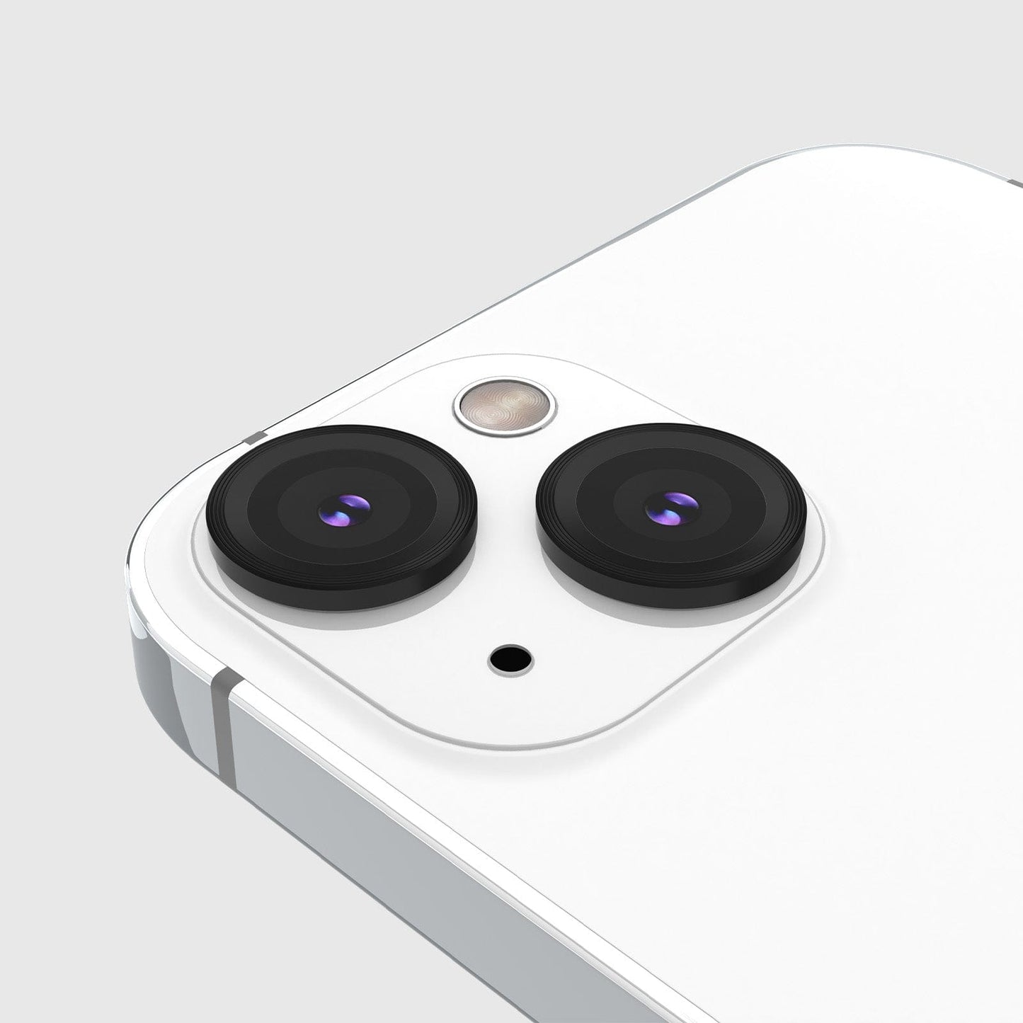 Aluminum Ring Camera Lens Protector (Black) - iPhone 14 / 14 Plus