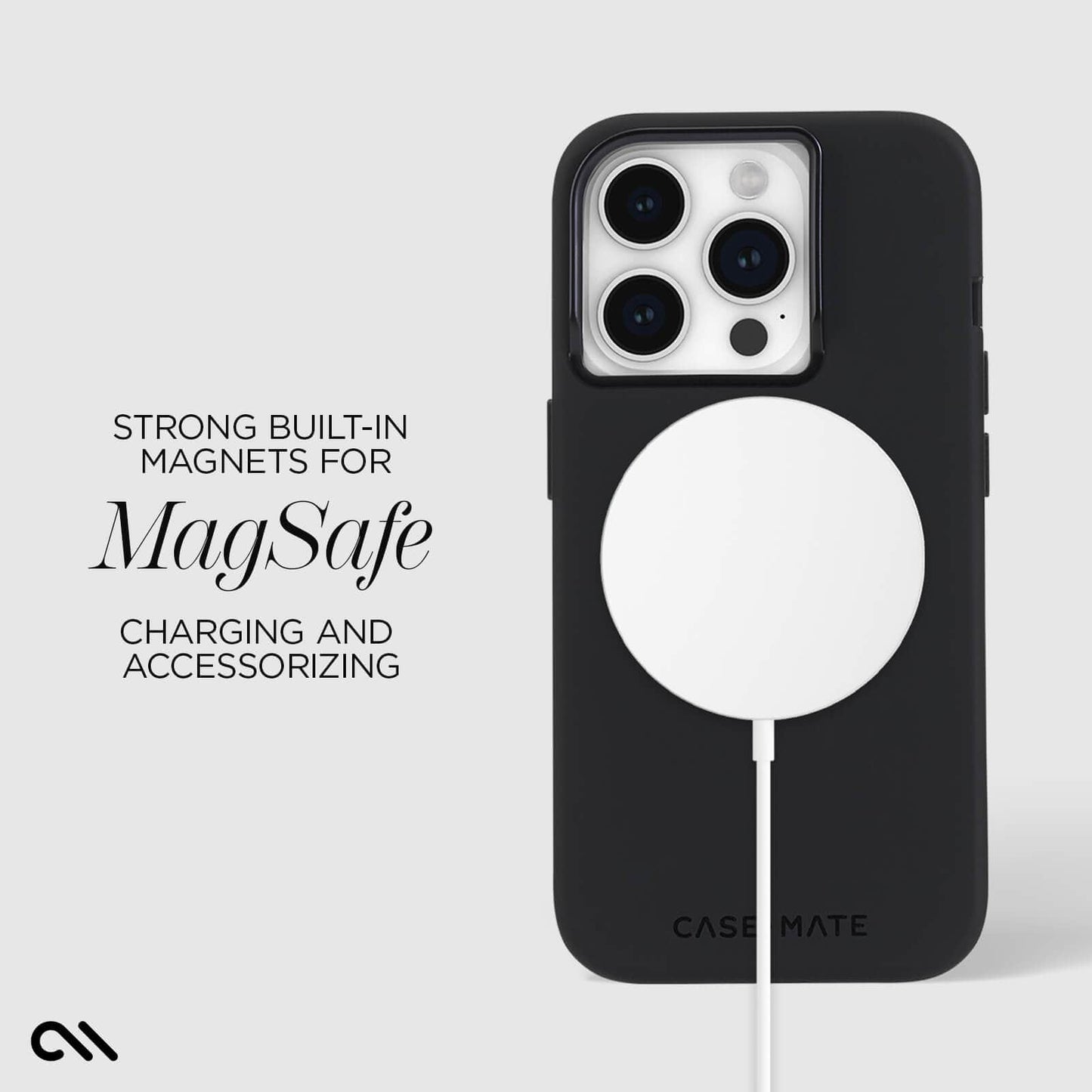 Silicone Black MagSafe - iPhone 15 Pro