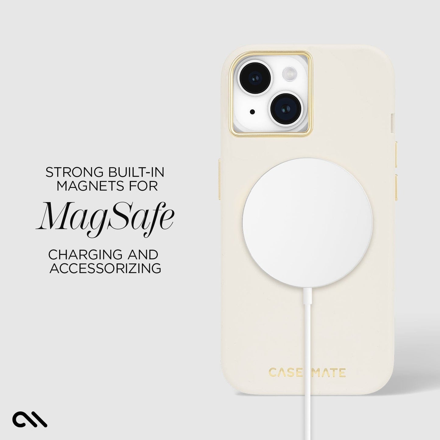 Silicone Beige MagSafe - iPhone 15 / 14 / 13