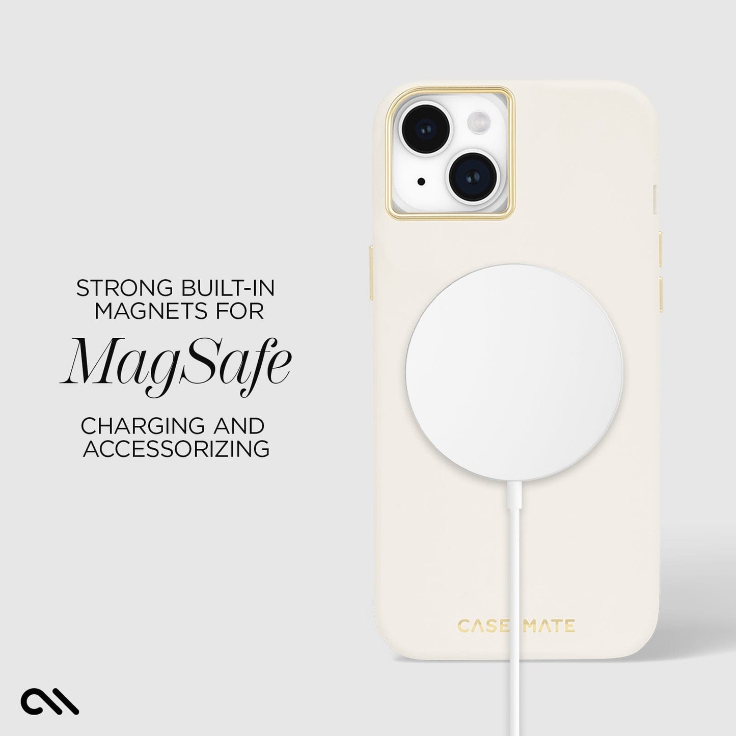 Silicone Beige MagSafe - iPhone 15 Plus