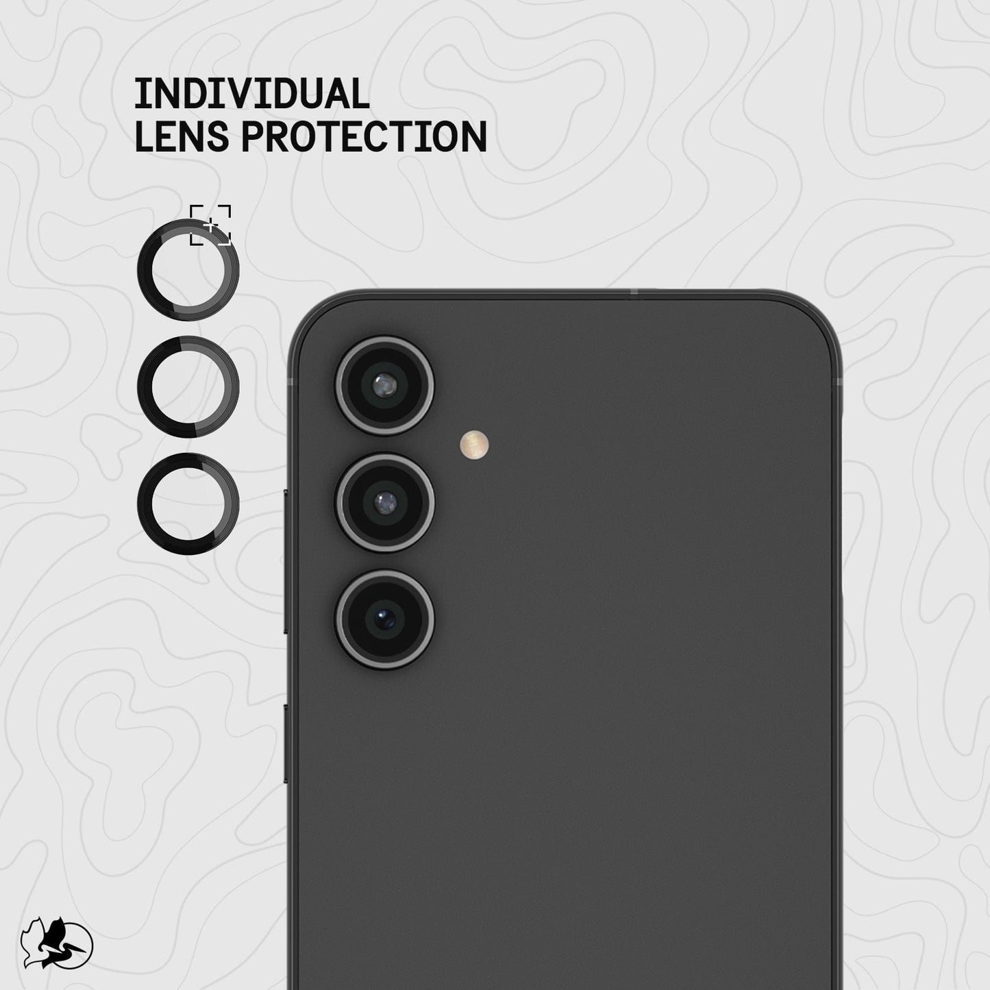 Pelican Aluminum Ring Camera Lens Protector - Galaxy S23 FE