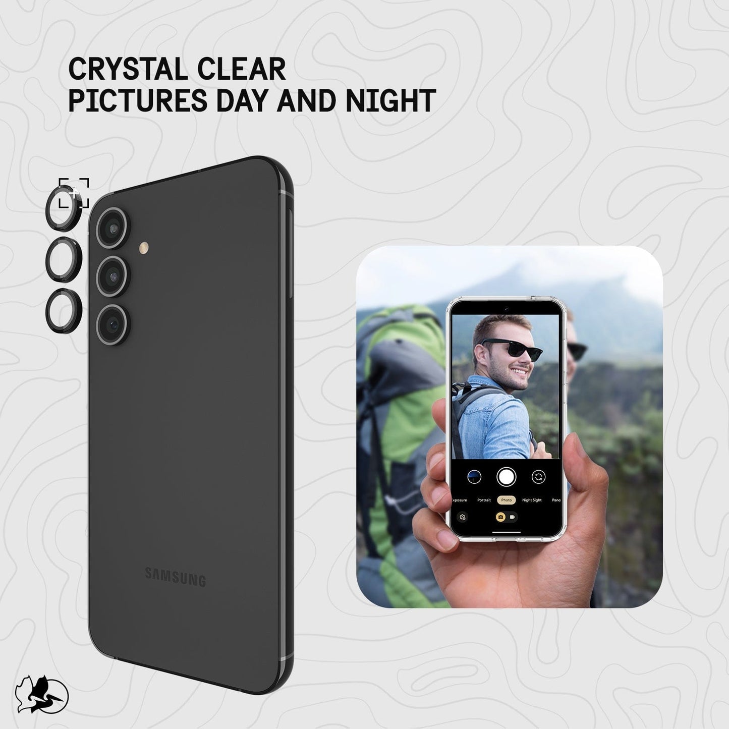 Pelican Aluminum Ring Camera Lens Protector - Galaxy S23 FE