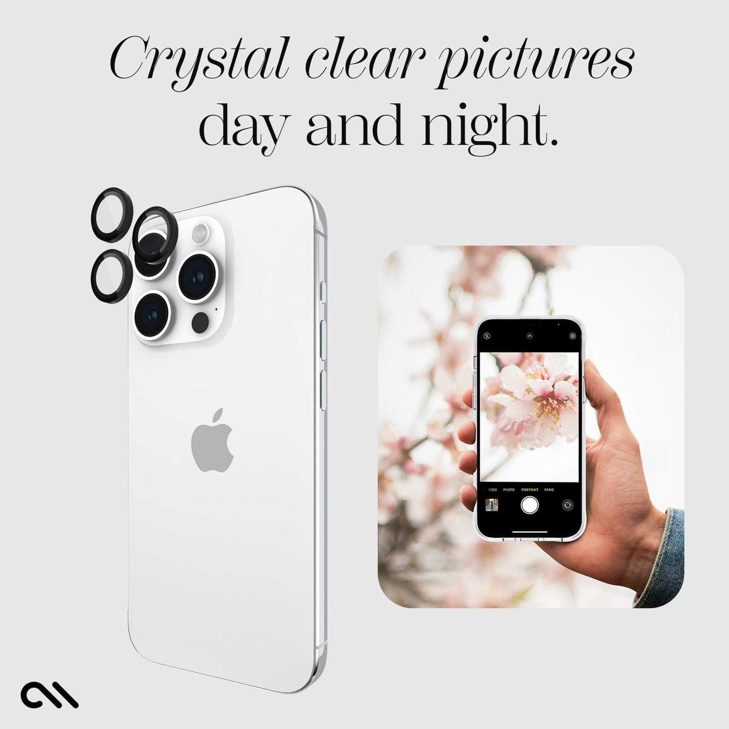 Aluminum Ring Camera Lens Protector Black - iPhone 15 Pro / 15 Pro Max