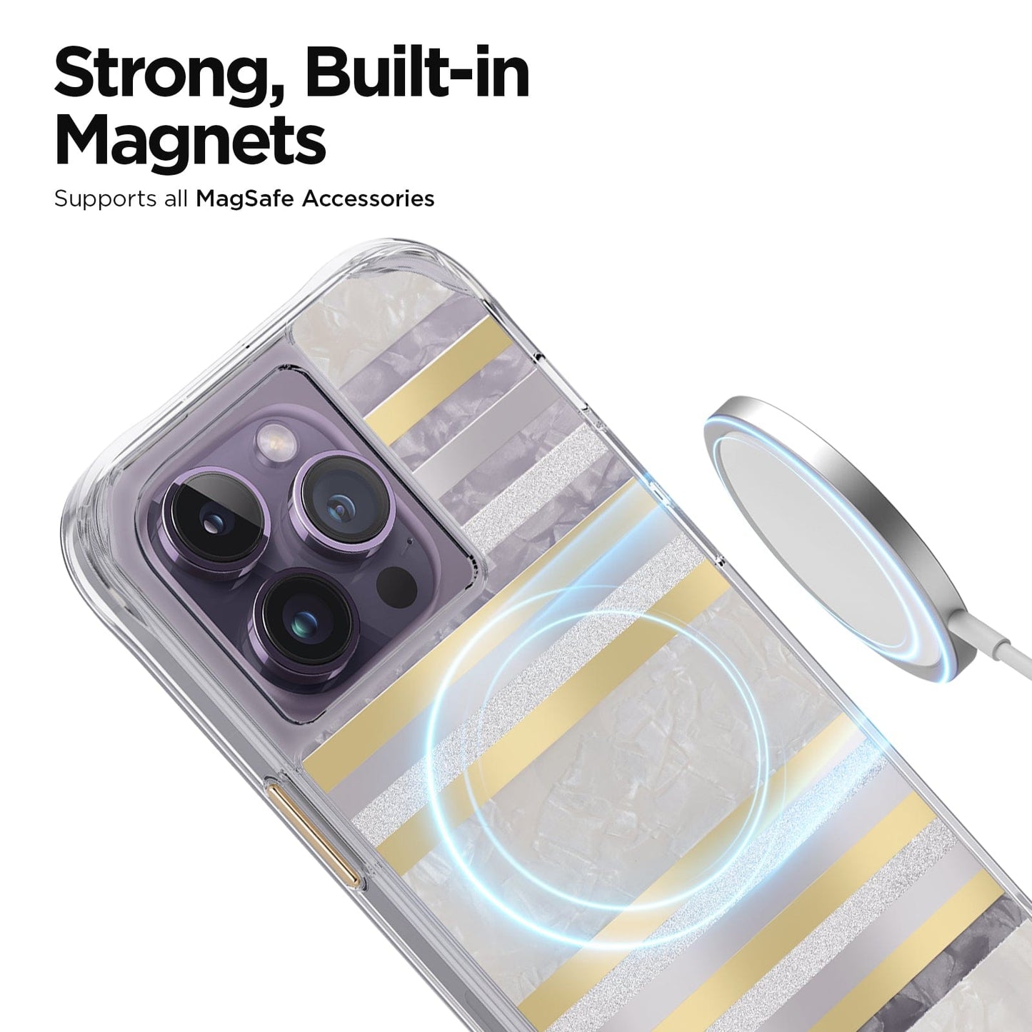 Pearl Stripes (MagSafe) - iPhone 14 Pro