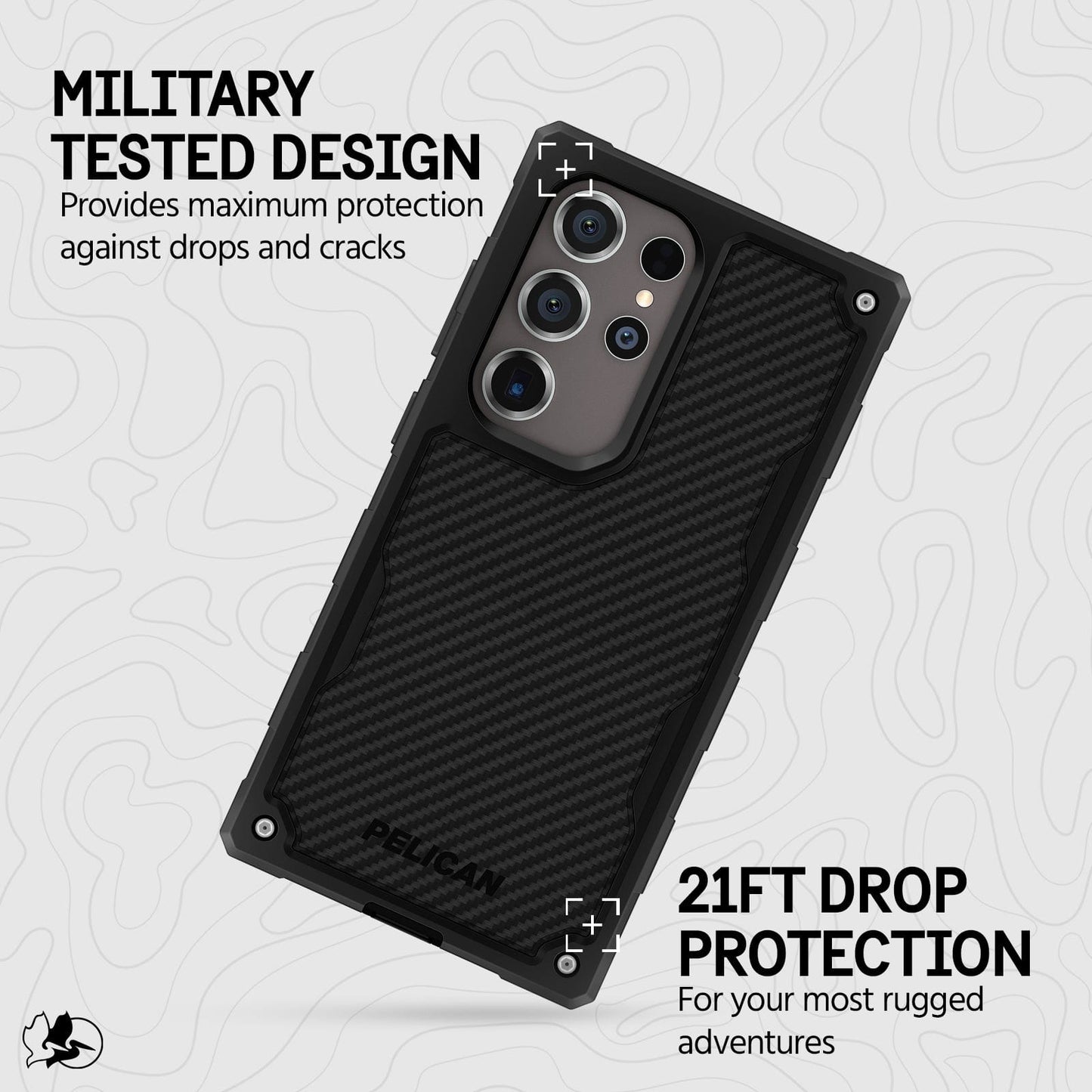 Pelican Shield Carbon - Galaxy S24 Ultra