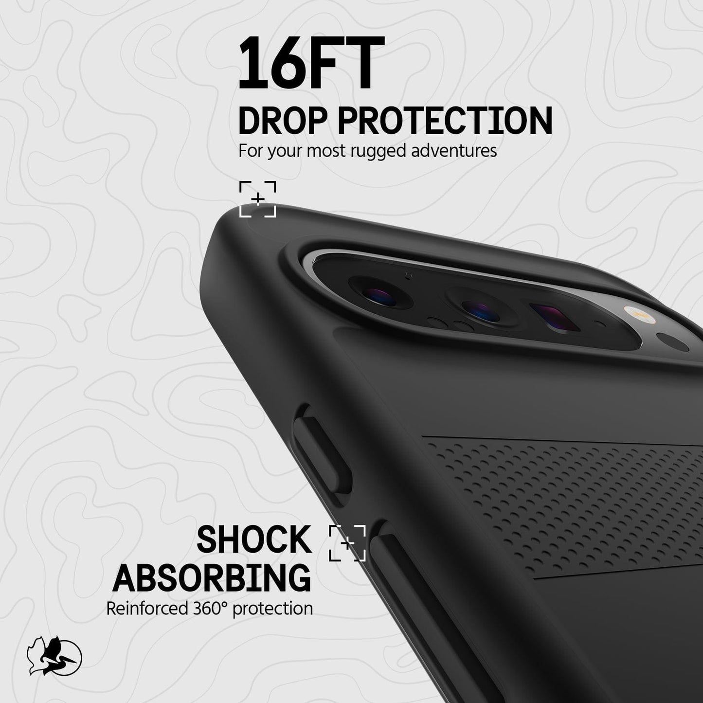 Pelican Protector (Black) - Pixel 9 Pro XL