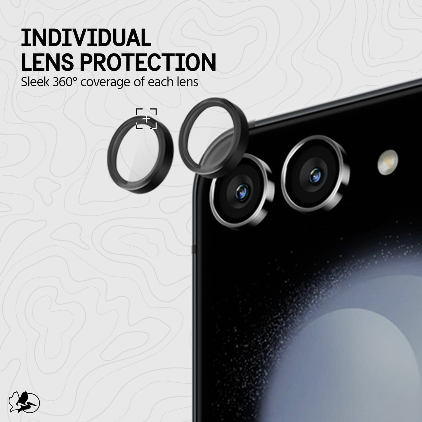Pelican Aluminum Ring Camera Lens Protector - Galaxy Z Flip6