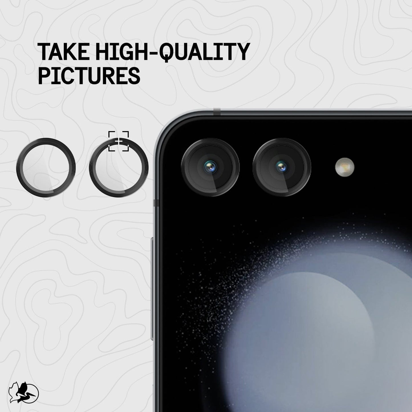 Pelican Aluminum Ring Camera Lens Protector - Galaxy Z Flip6