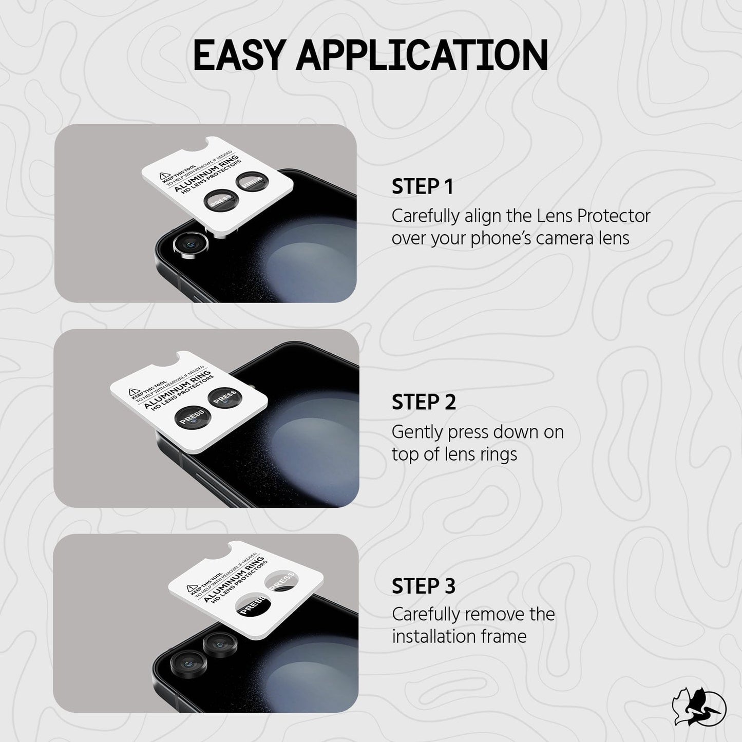 Pelican Aluminum Ring Camera Lens Protector - Galaxy Z Flip6