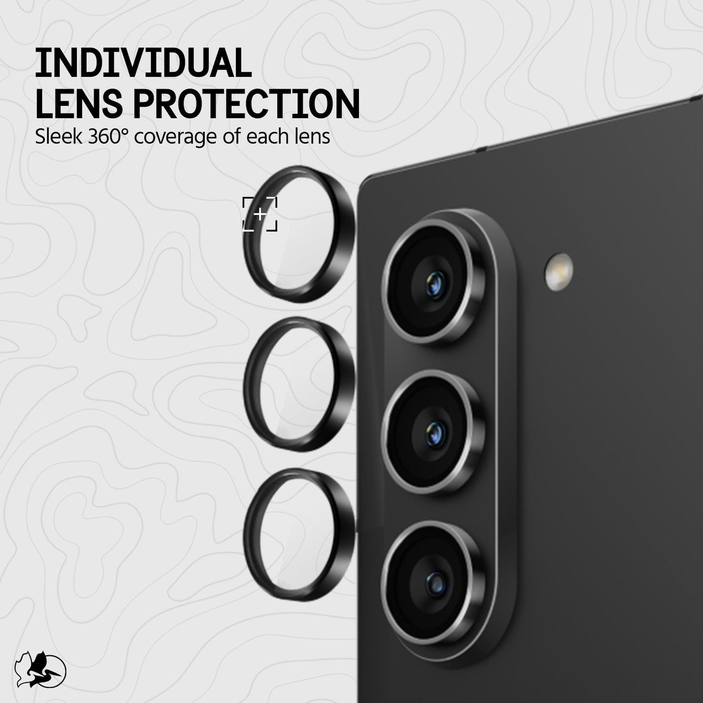 Pelican Aluminum Ring Camera Lens Protector - Galaxy Z Fold6