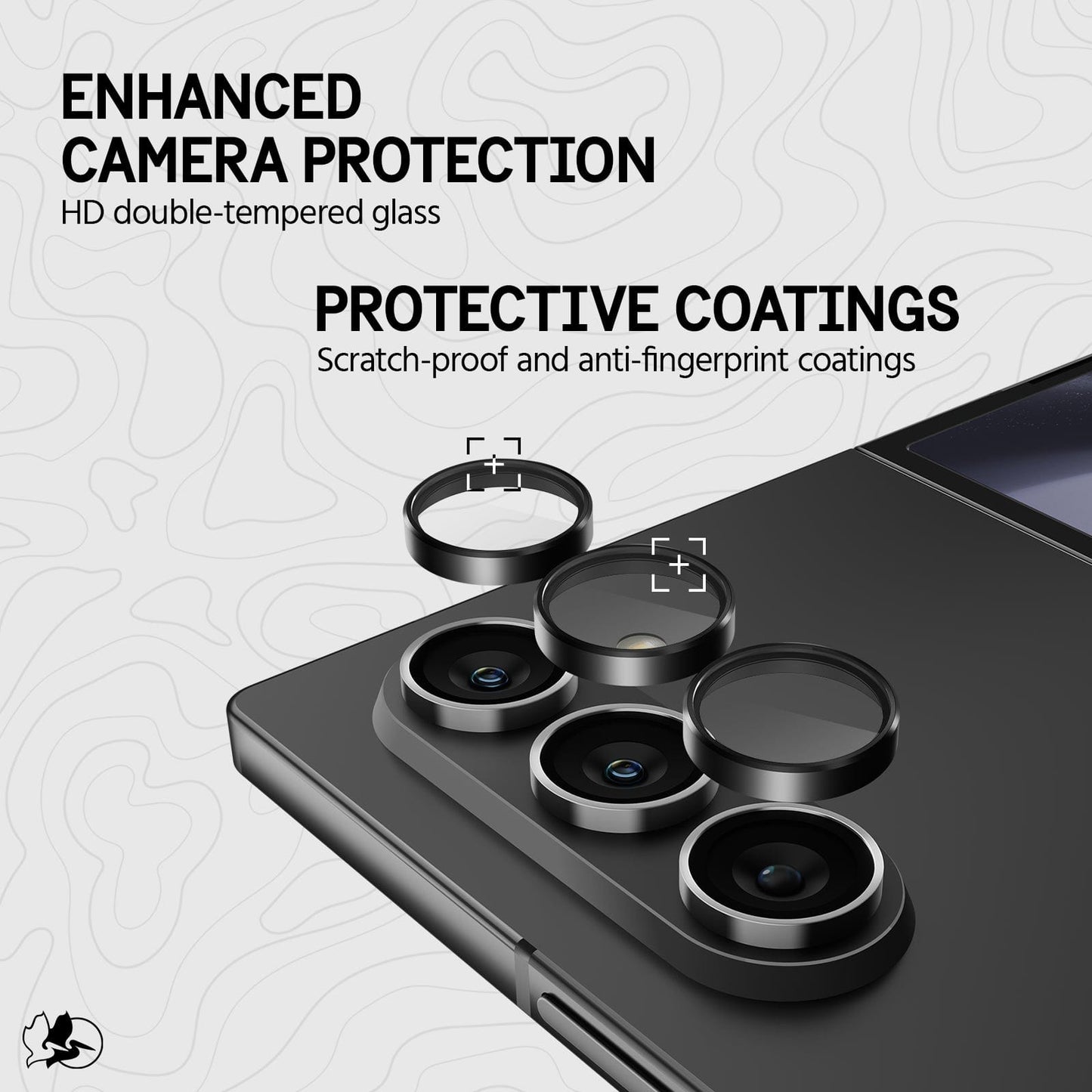 Pelican Aluminum Ring Camera Lens Protector - Galaxy Z Fold6