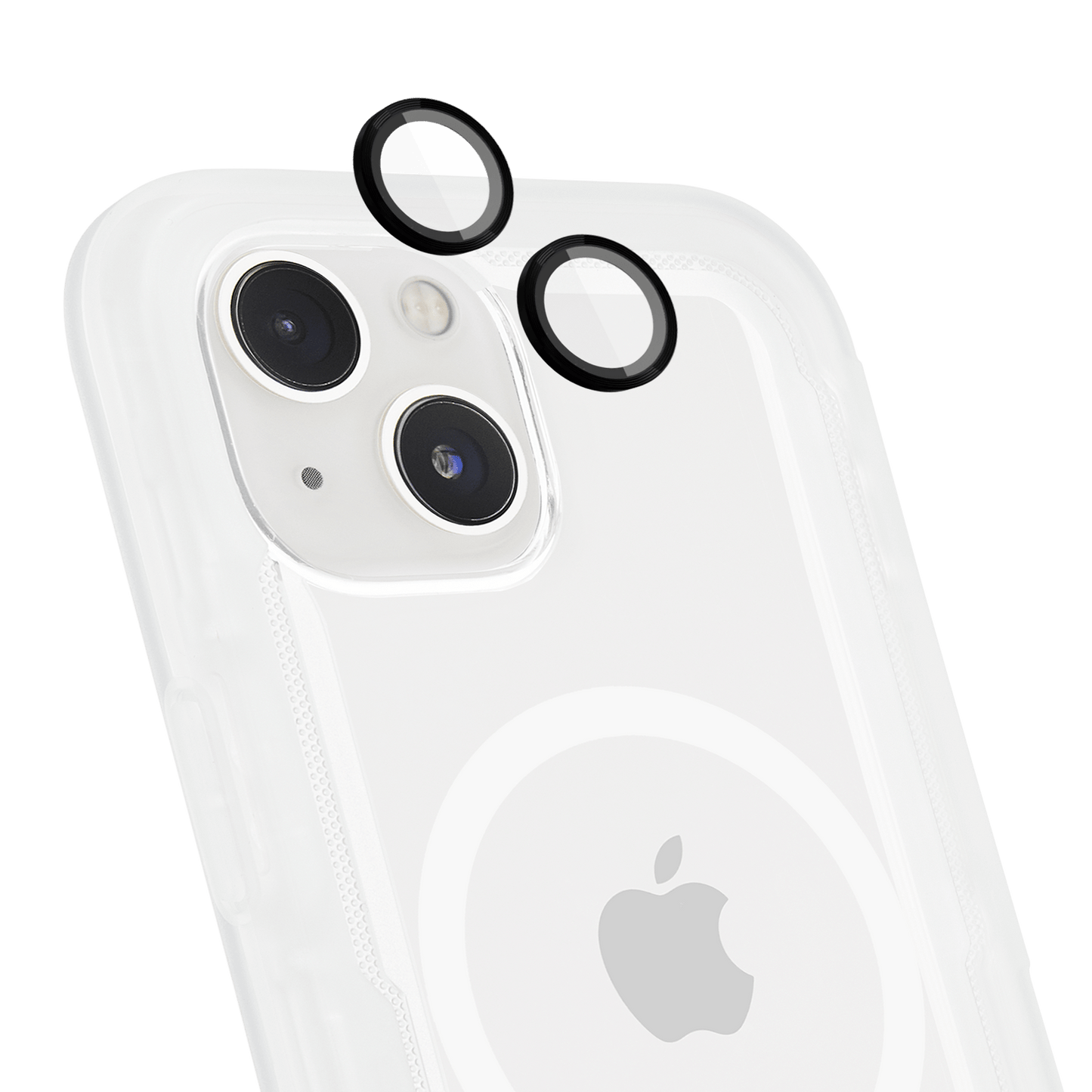 Pelican Aluminum Ring Camera Lens Protector (Black) - iPhone 14 / 14 Plus