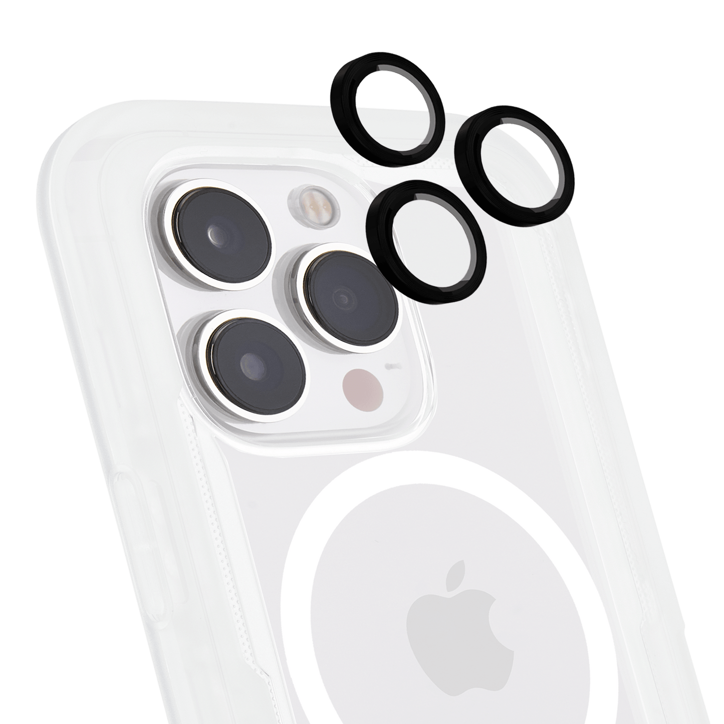 Pelican Aluminum Ring Camera Lens Protector (Black) - iPhone 14 Pro / 14 Pro Max