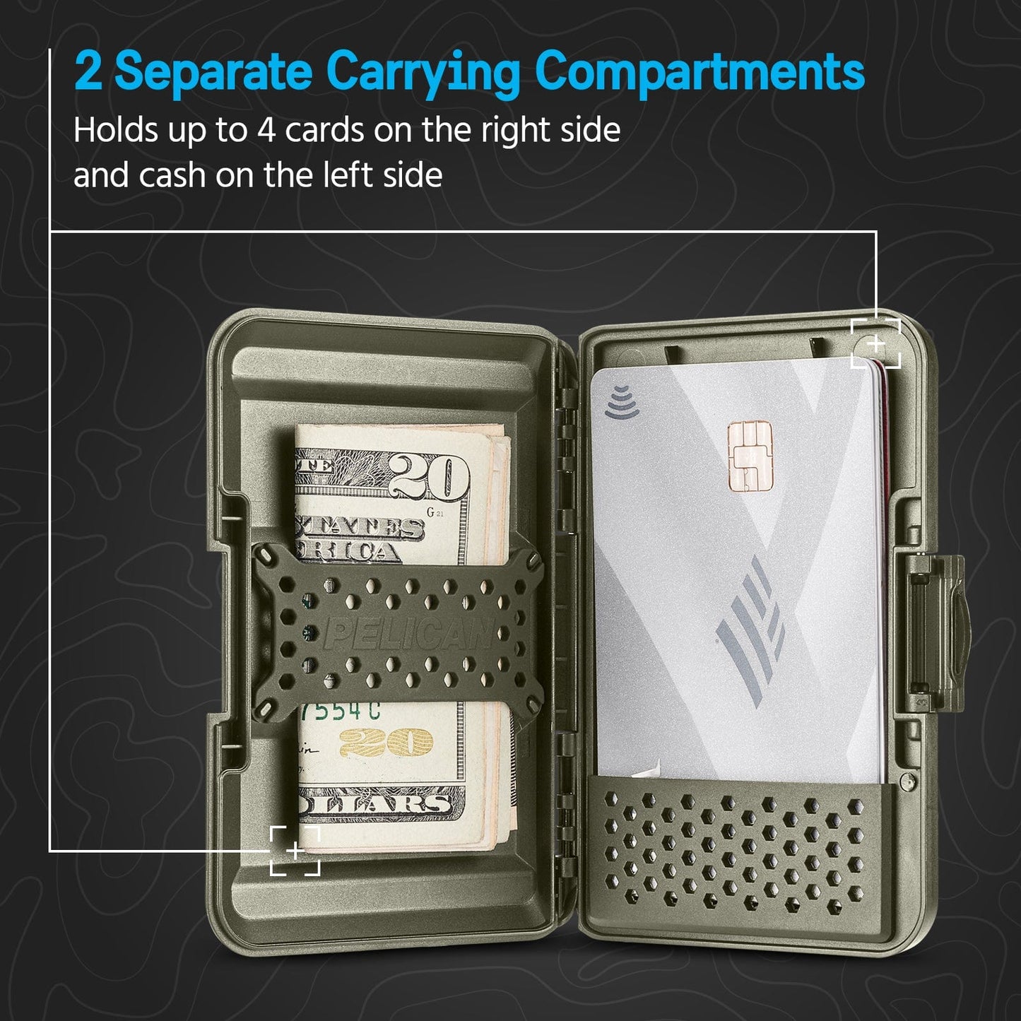 Pelican Protector OD Green MagSafe Wallet