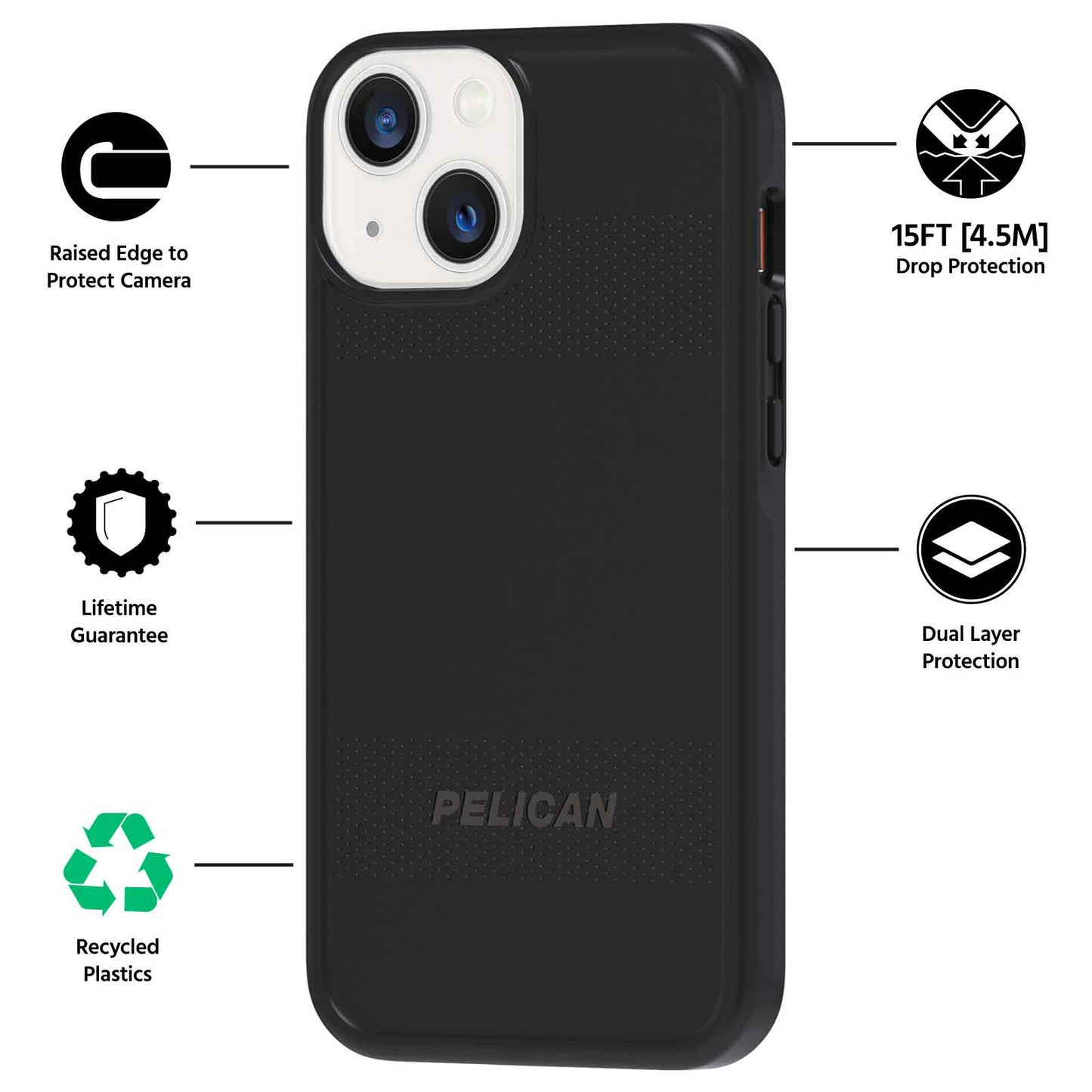 Pelican Protector (Black) - iPhone 13 mini