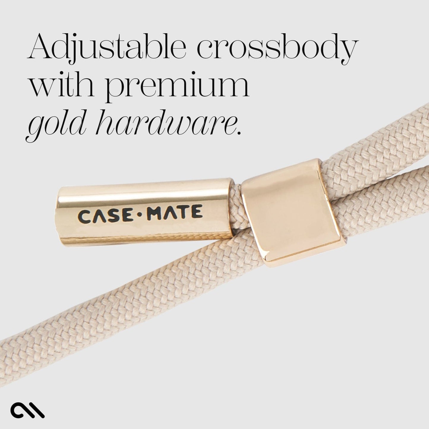 Beige Rope Phone Crossbody