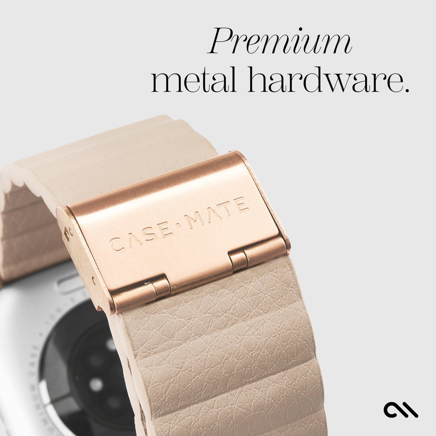 Signature Ridge Band (Beige) - Apple Watch 39-42mm