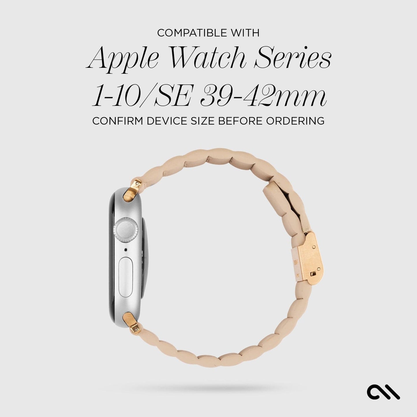 Signature Ridge Band (Beige) - Apple Watch 39-42mm