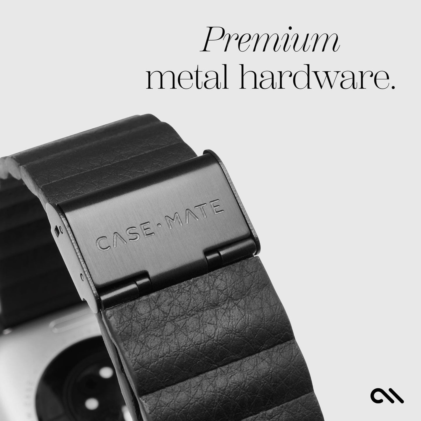 Signature Ridge Band (Black) - Apple Watch 42-49mm