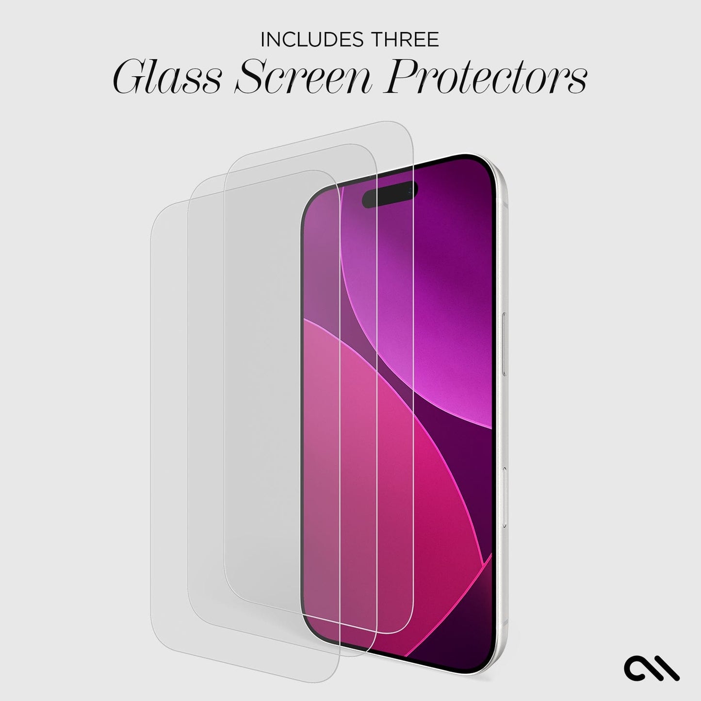 Easy Apply Glass Screen Protector  3 Pack - iPhone Air