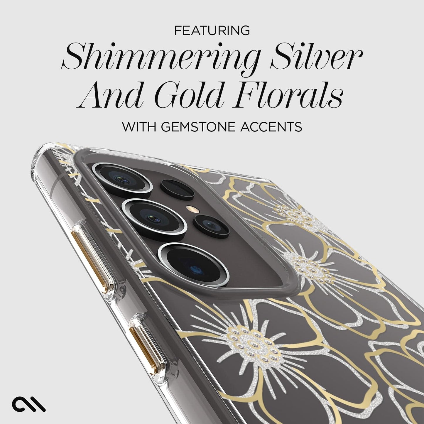 Floral Gems - Galaxy S24 Ultra