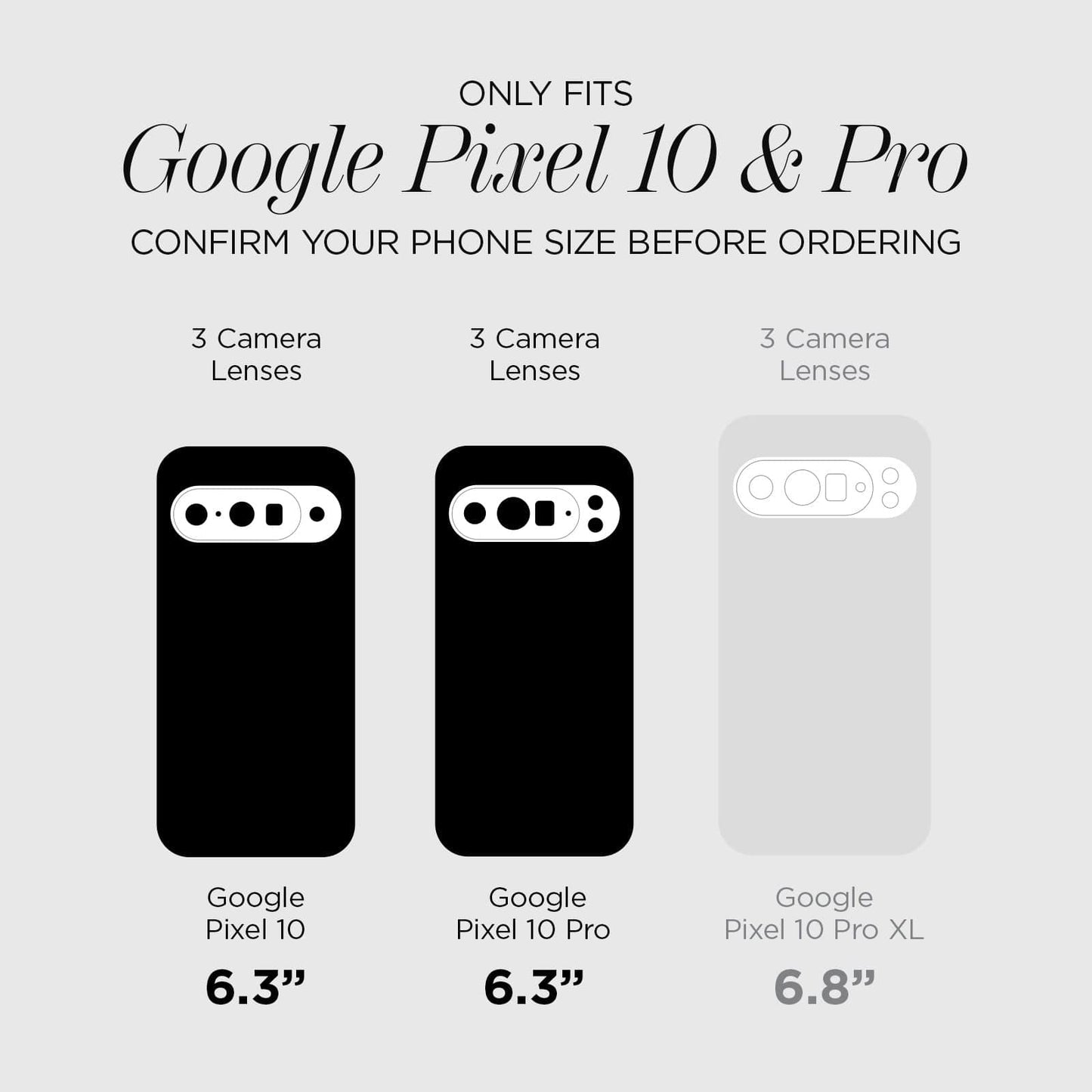 Glass Camera Lens Protector - Pixel 10 Pro