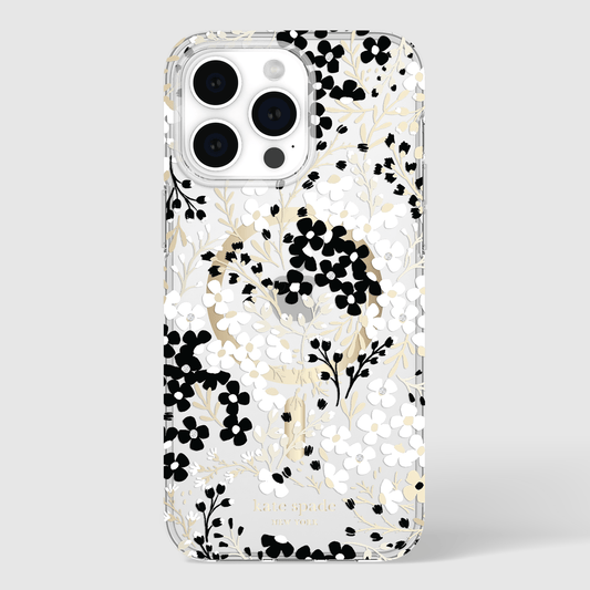 kate spade new york Multi Floral Black and White MagSafe - iPhone 15 Pro Max