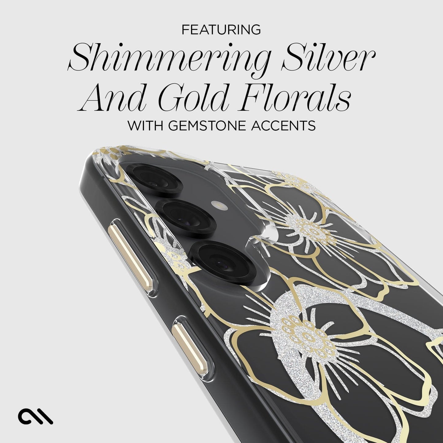 Floral Gems with Magnet- Galaxy S25