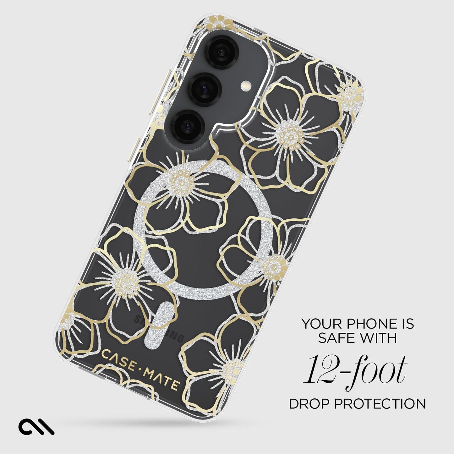 Floral Gems with Magnet- Galaxy S25