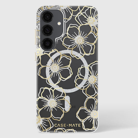 Floral Gems with Magnet- Galaxy S25+