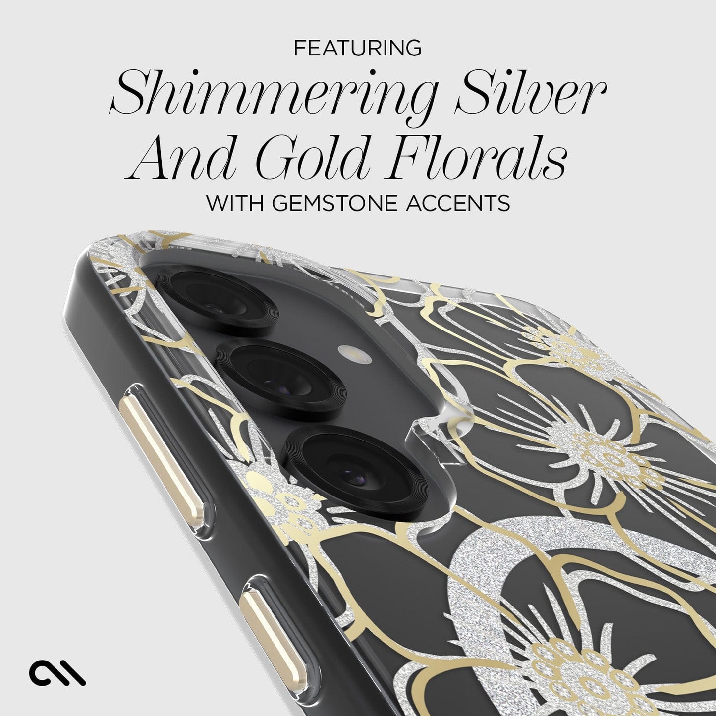 Floral Gems with Magnet- Galaxy S25+