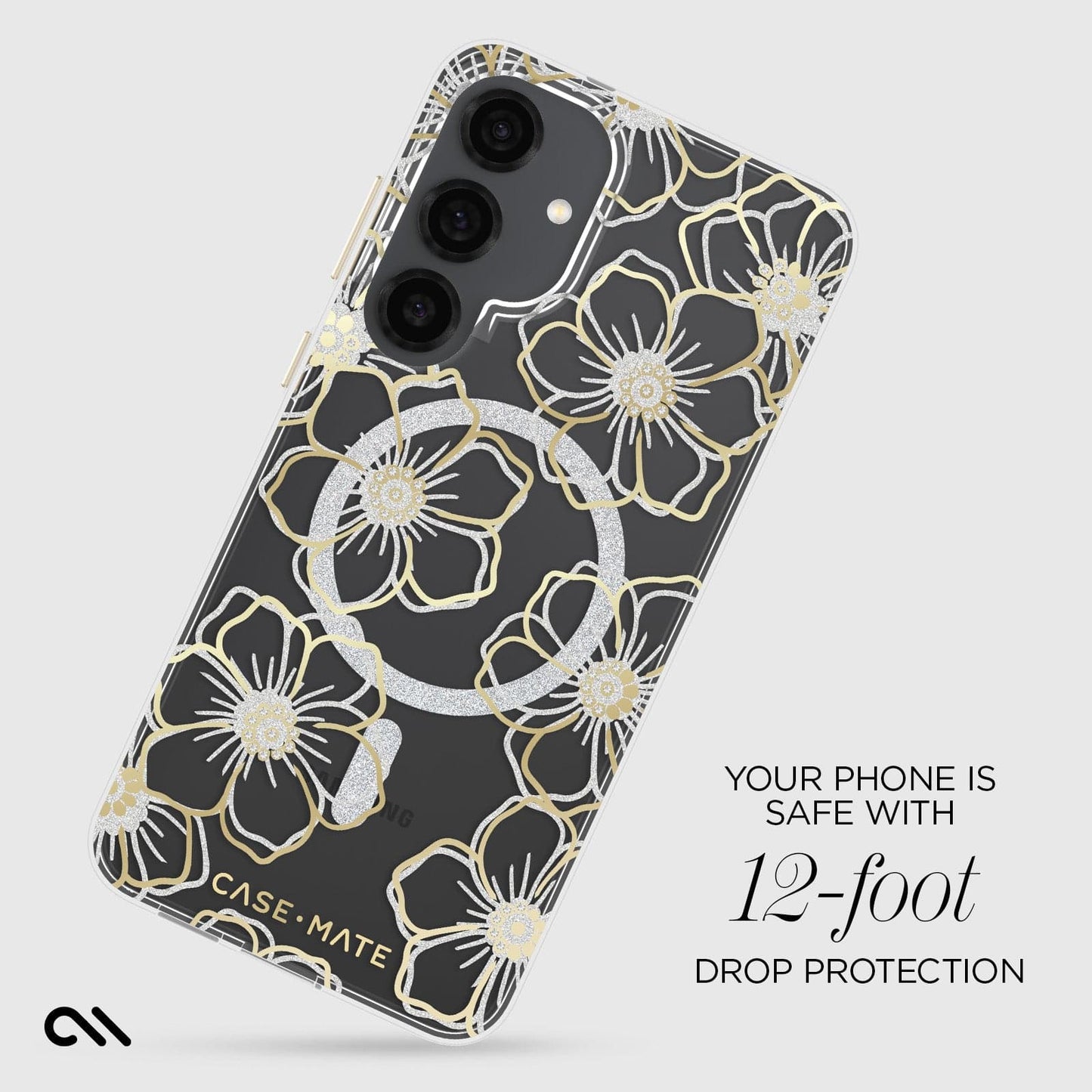 Floral Gems with Magnet- Galaxy S25+