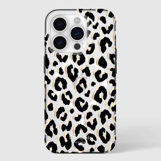 kate spade new york City Leopard MagSafe - iPhone 15 Pro