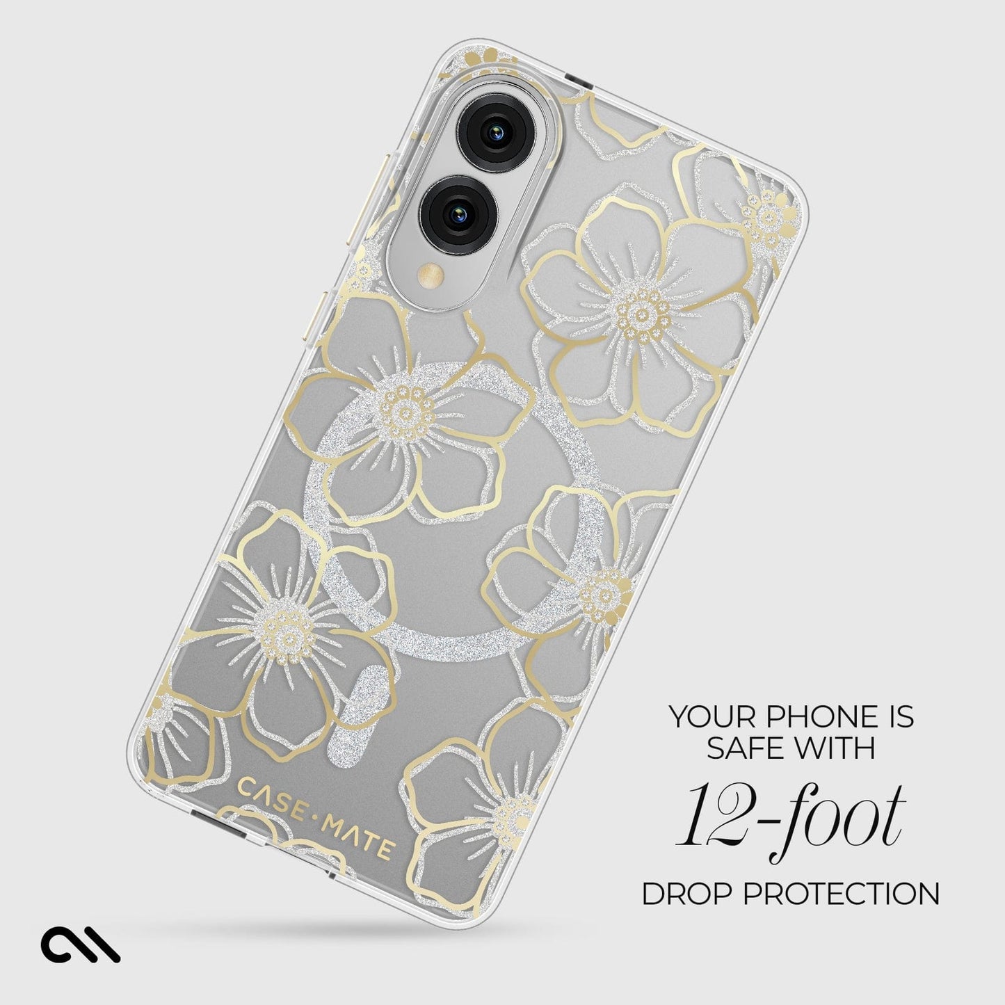 Floral Gems with Magnet - Galaxy S25 Edge