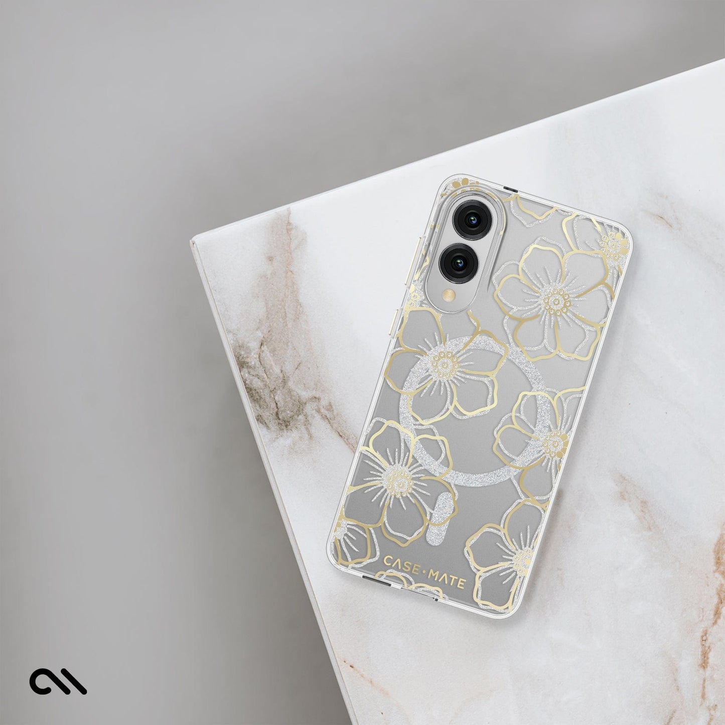 Floral Gems with Magnet - Galaxy S25 Edge