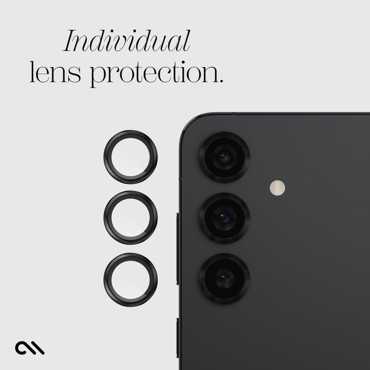 Aluminum Ring Camera Lens Protector - Galaxy S25+