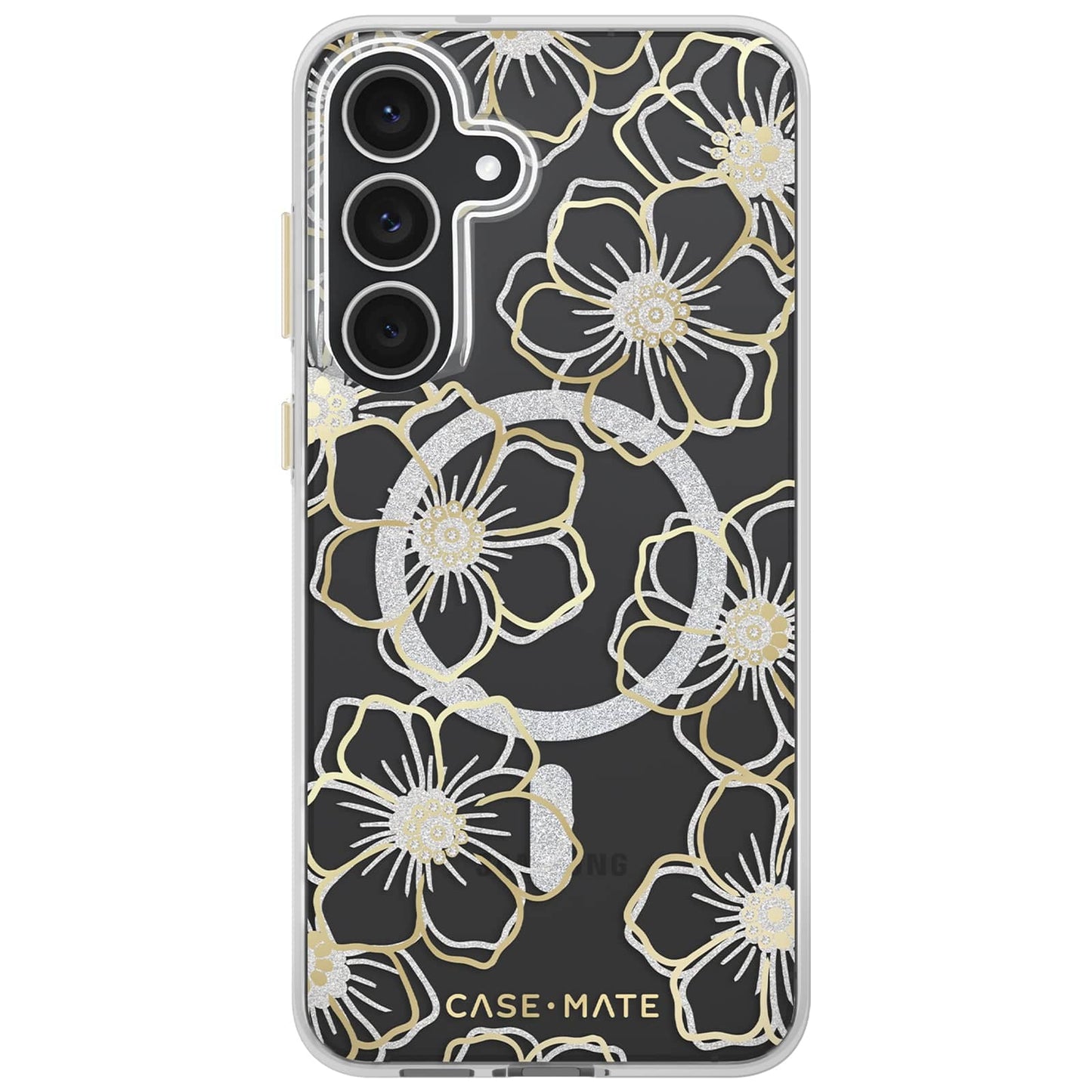 Floral Gems with Magnet - Samsung Galaxy S25 FE