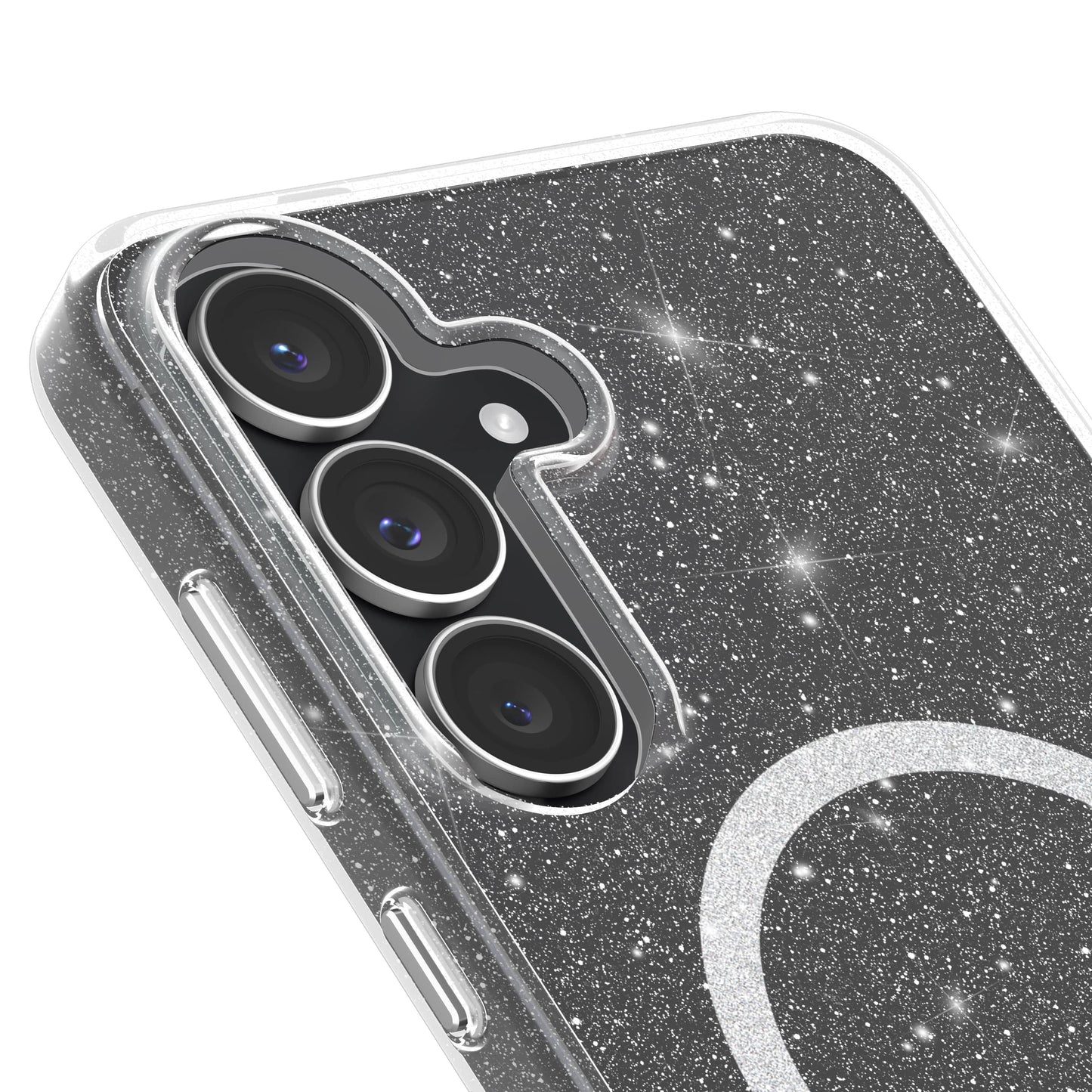 Sheer Twinkle Silver with Magnet - Galaxy S25 FE